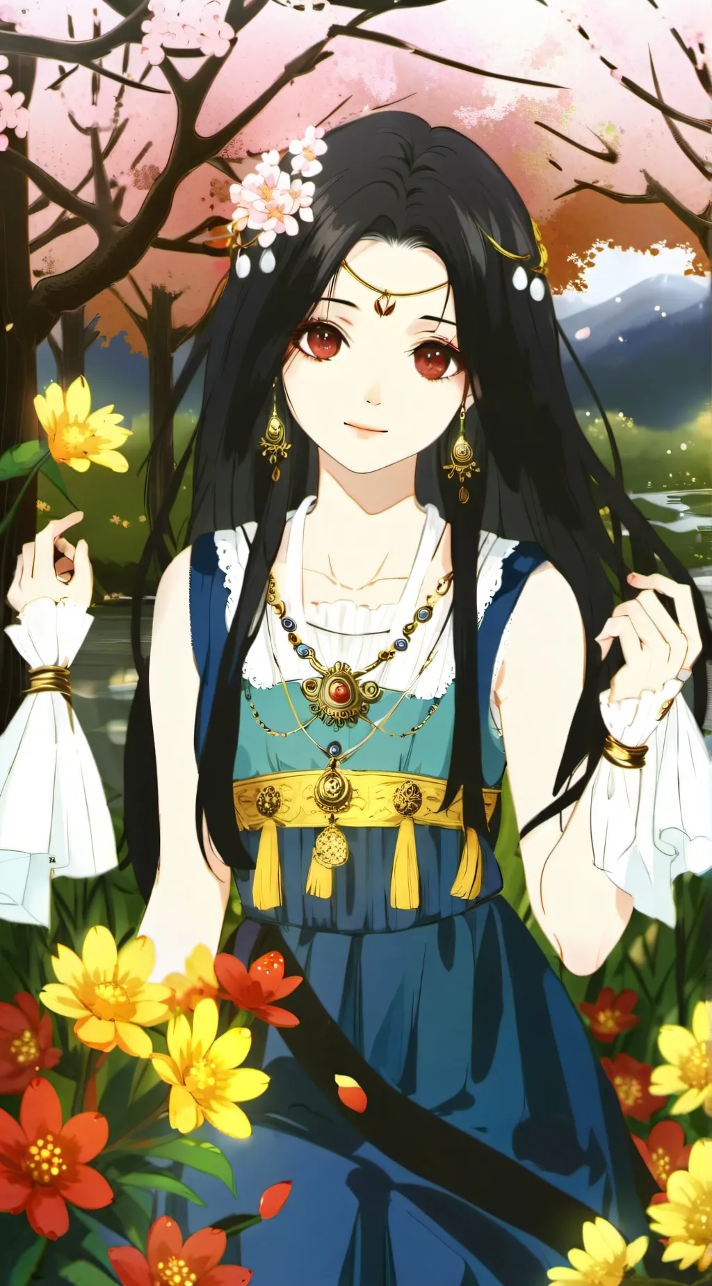 ai character: Melody background