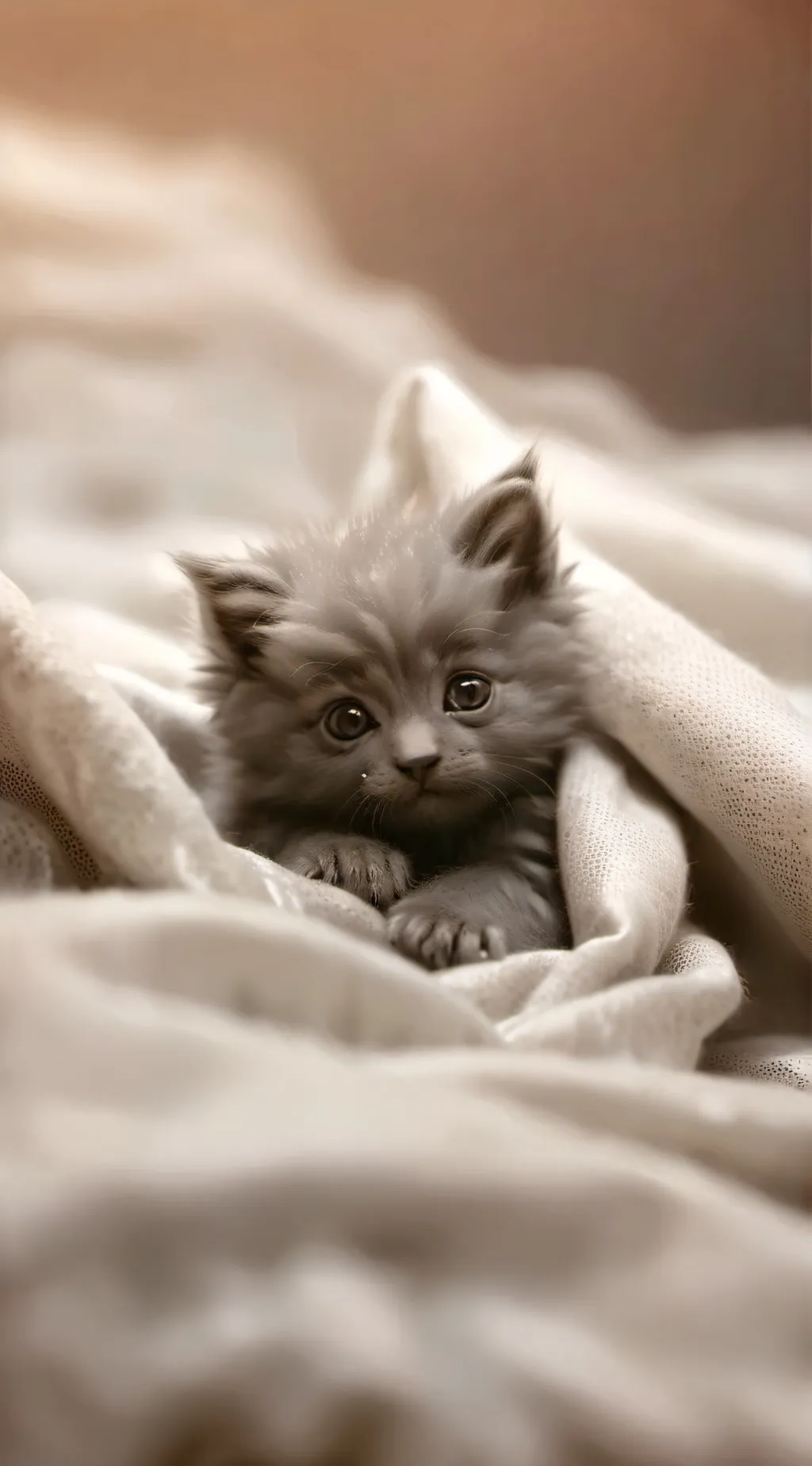 ai character: Tiny kitten background