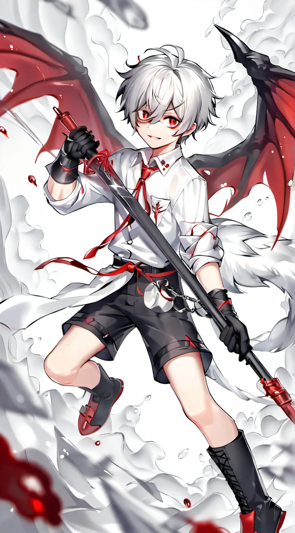 ai character: The shield hero background