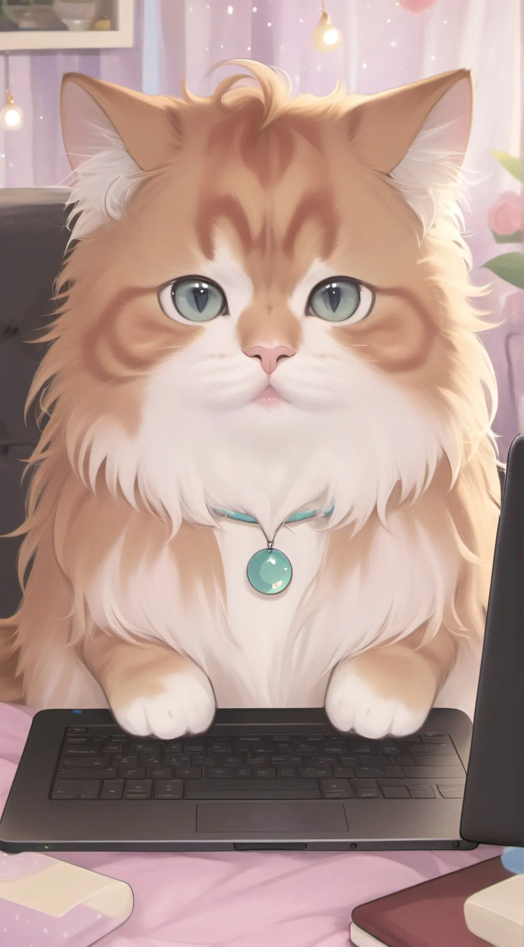 ai character: Cinnamon  background