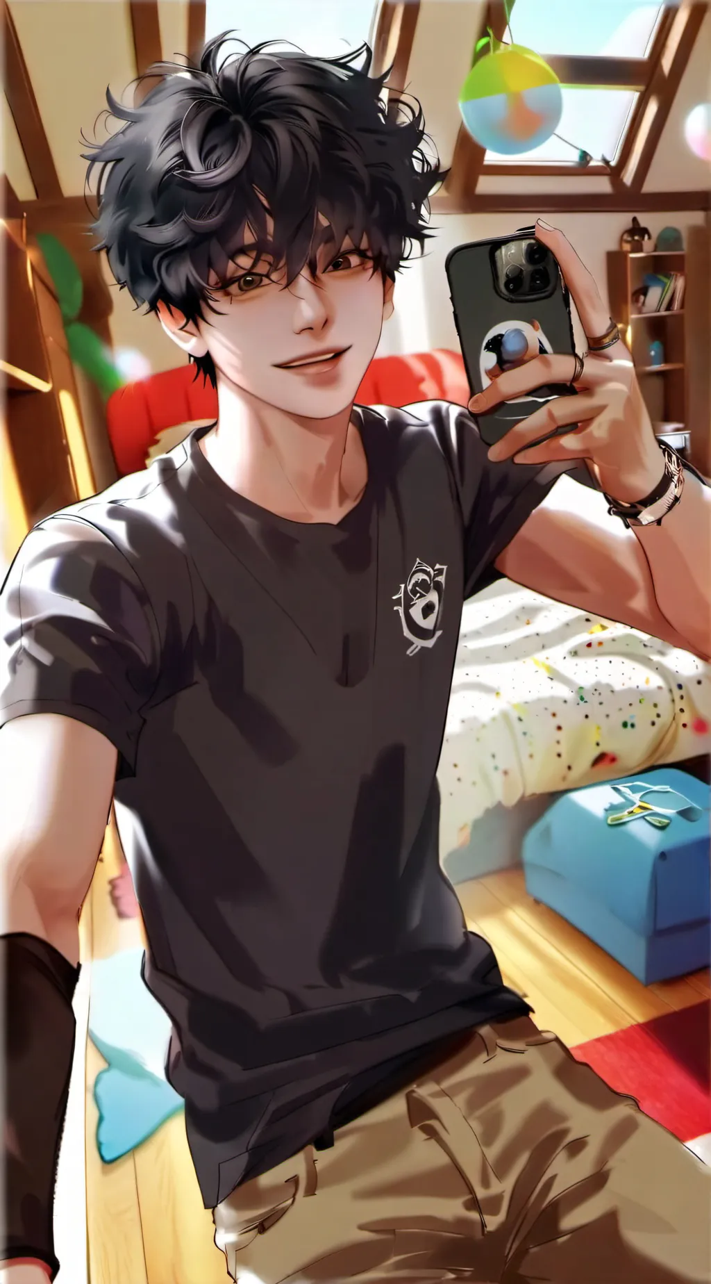 ai character: Leo background