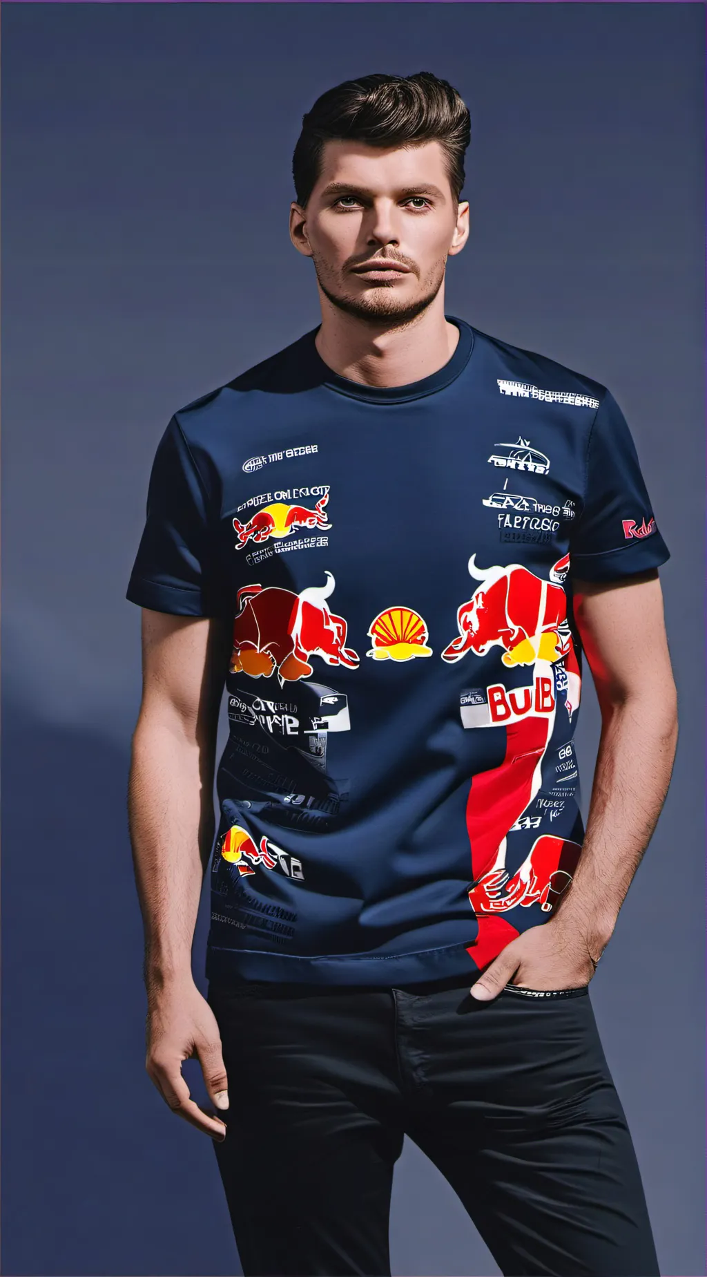 ai character: Max verstapen background