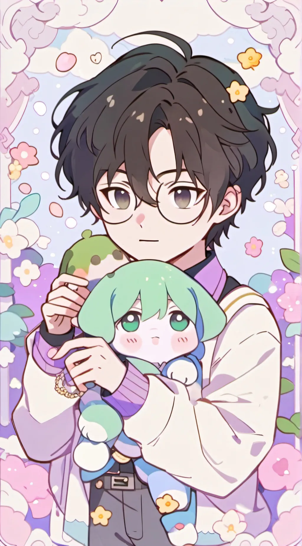 ai character: TXT background