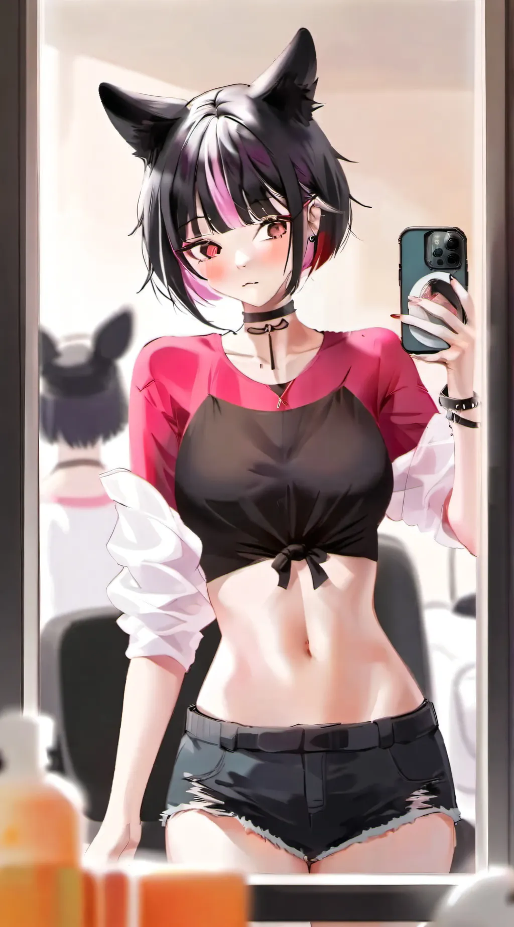 ai character: meow  background