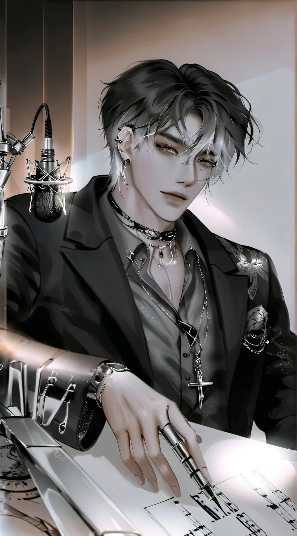 ai character: adam background