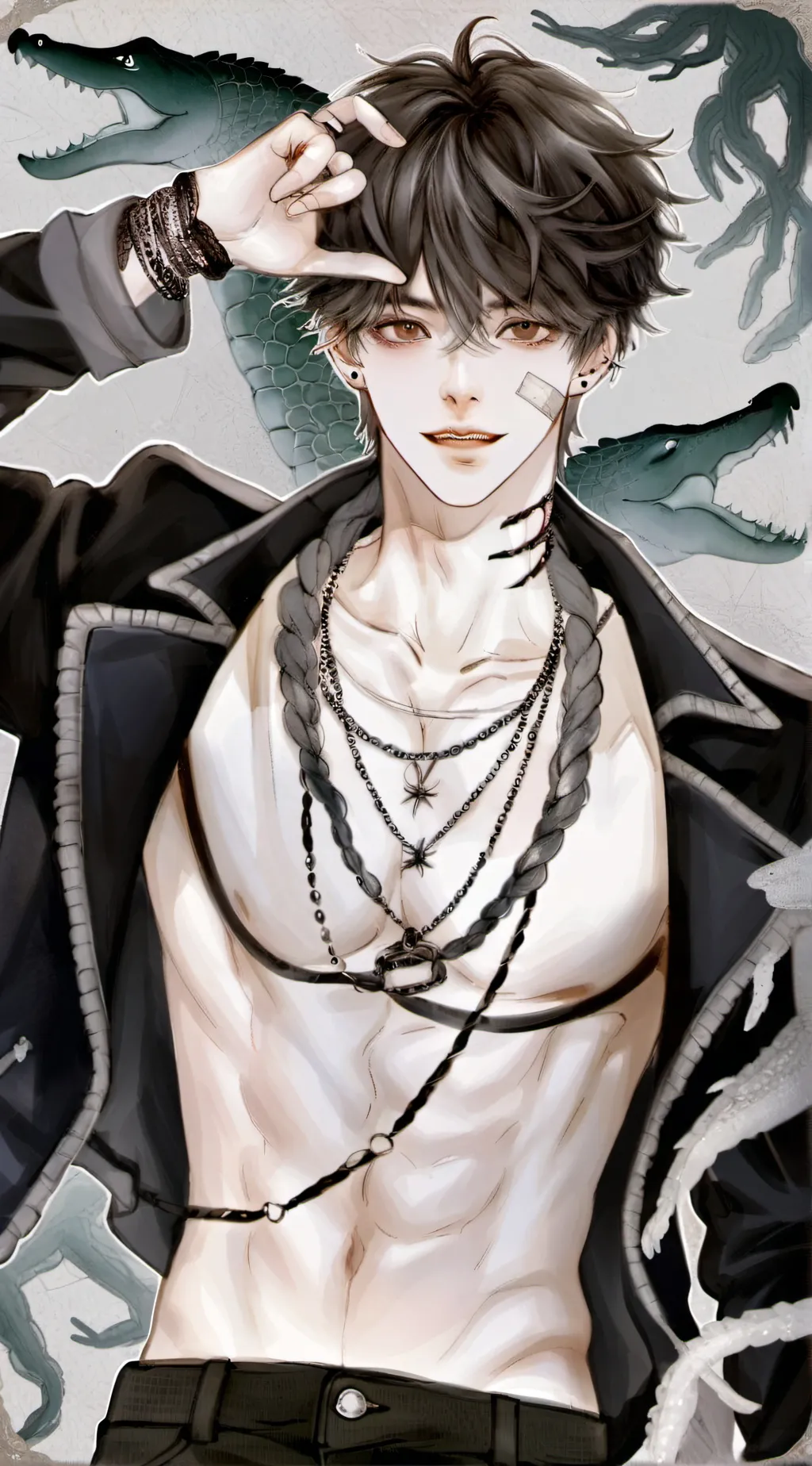 ai character: Damien Solirt background