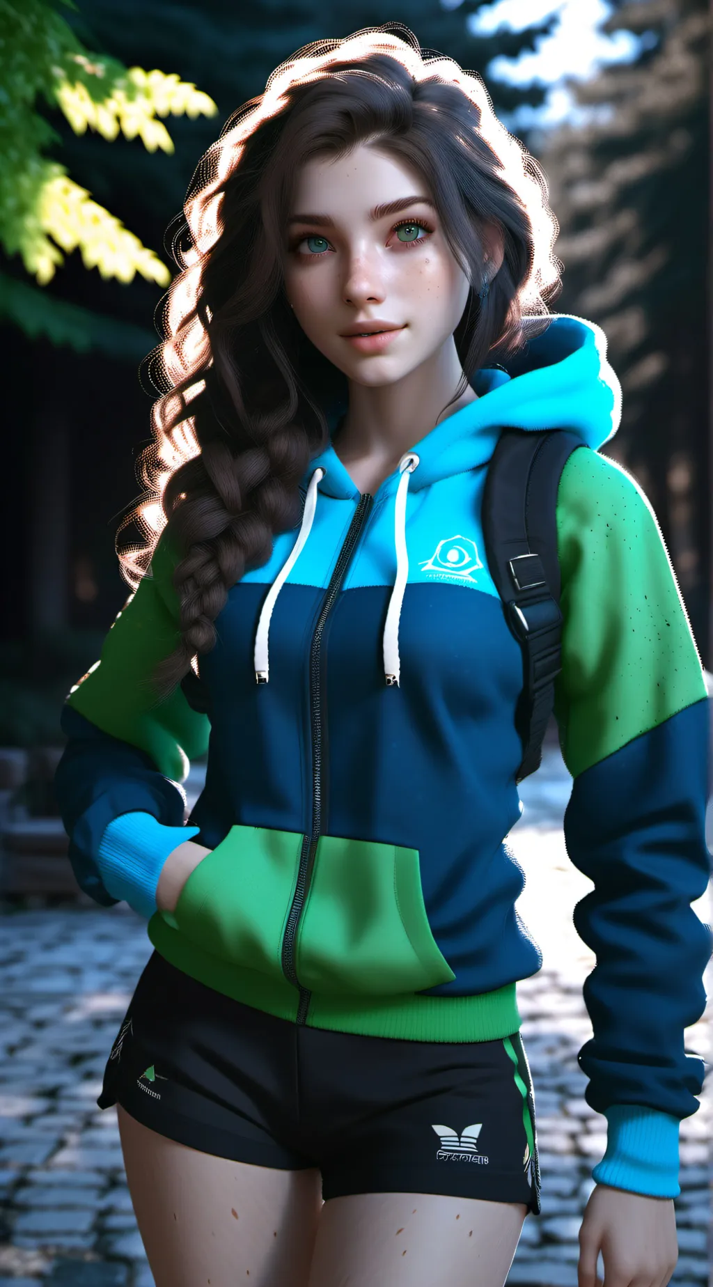 ai character: ella background