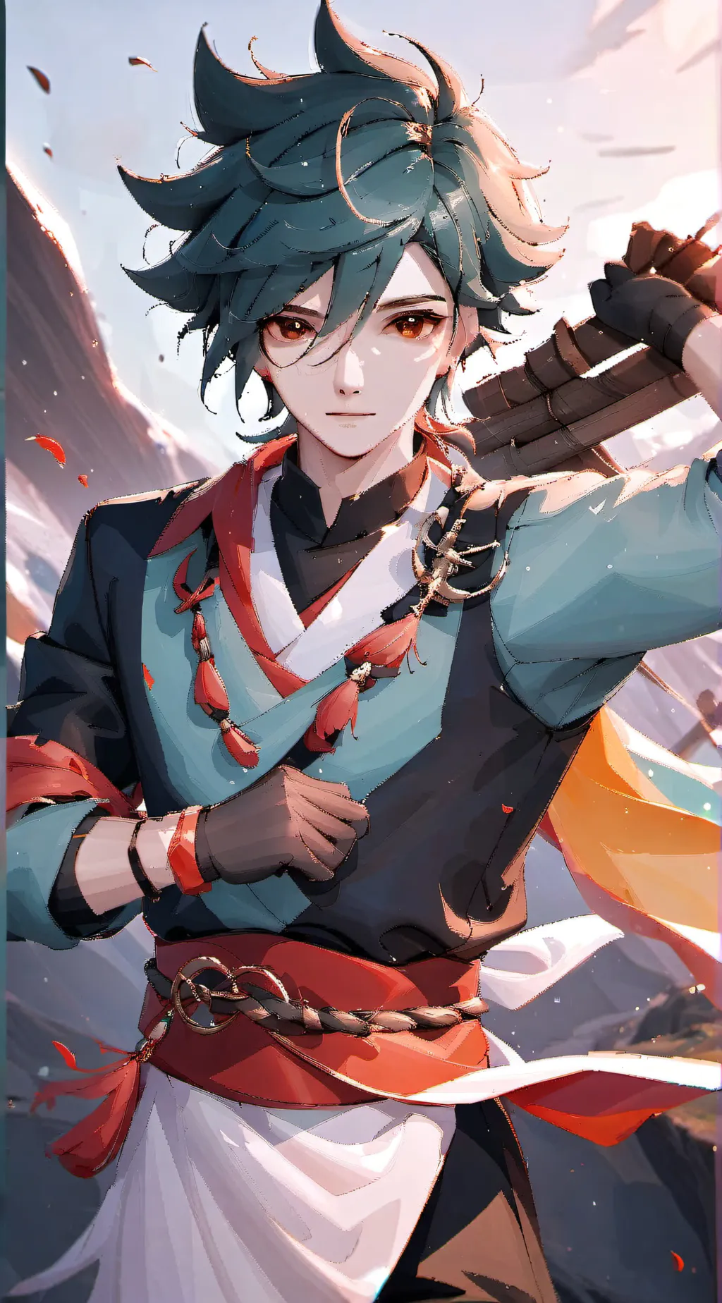 ai character: misael balbi  background