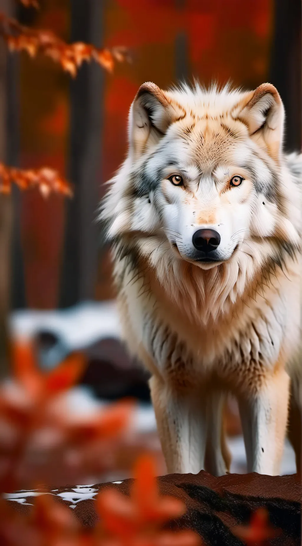 ai character: girl background