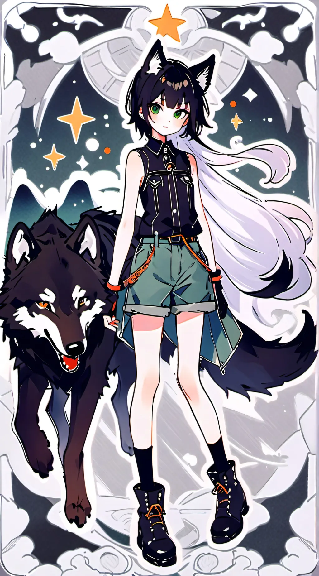 ai character: Nova<3 background