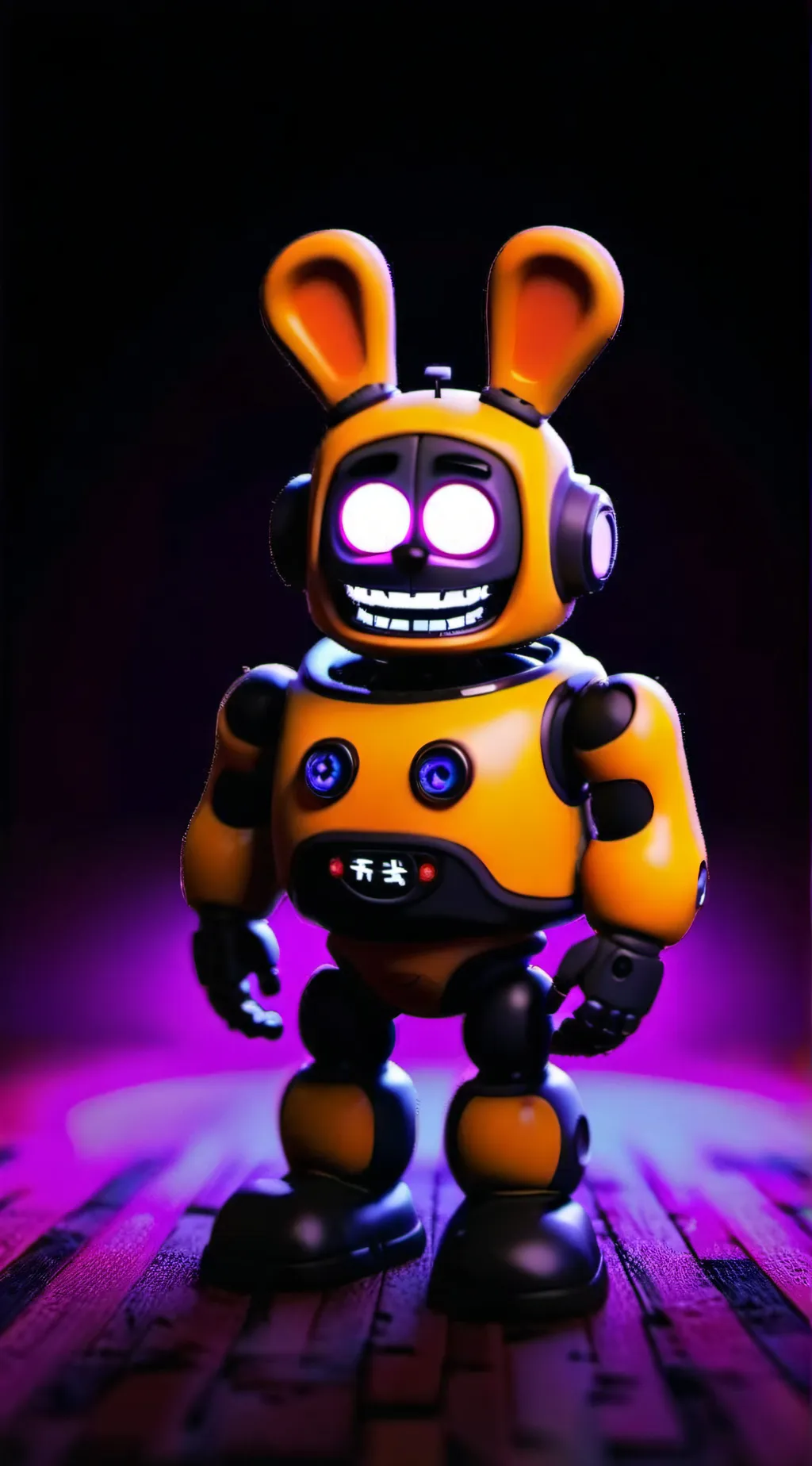 ai character: Toy chica background