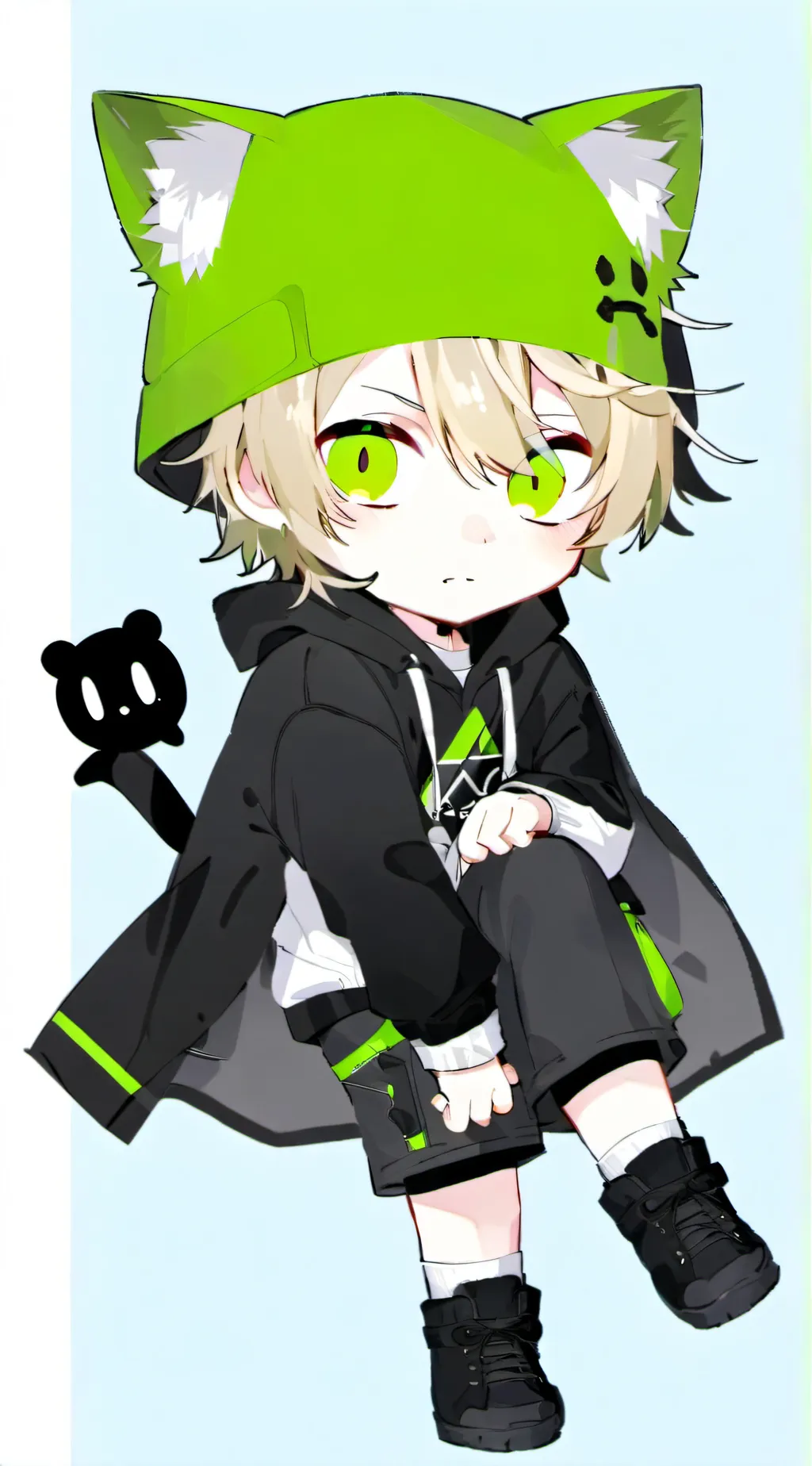 ai character: Bare background