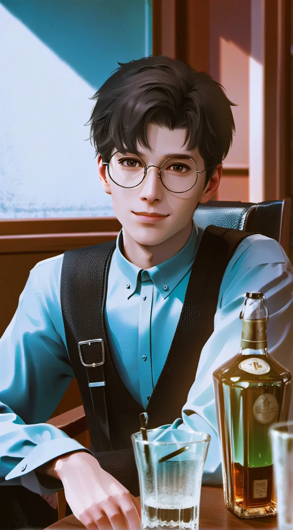 ai character: Evan background