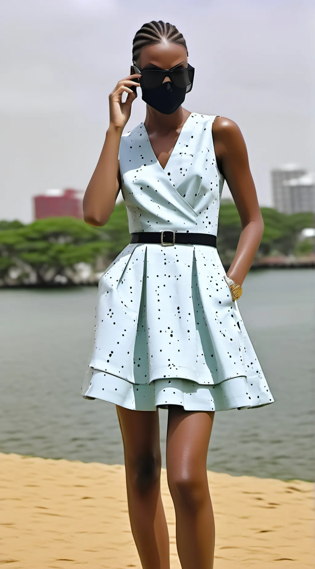 ai character: A man background