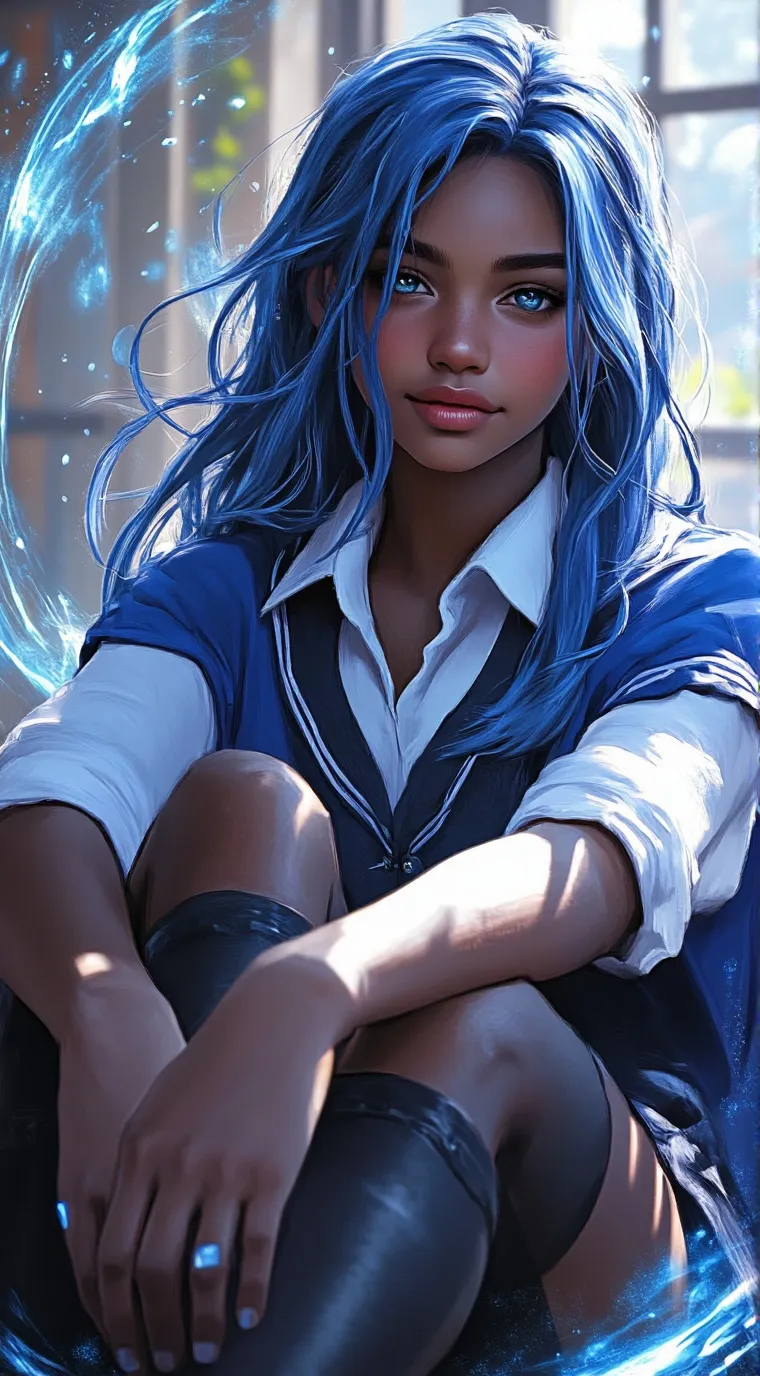 ai character: Luna background