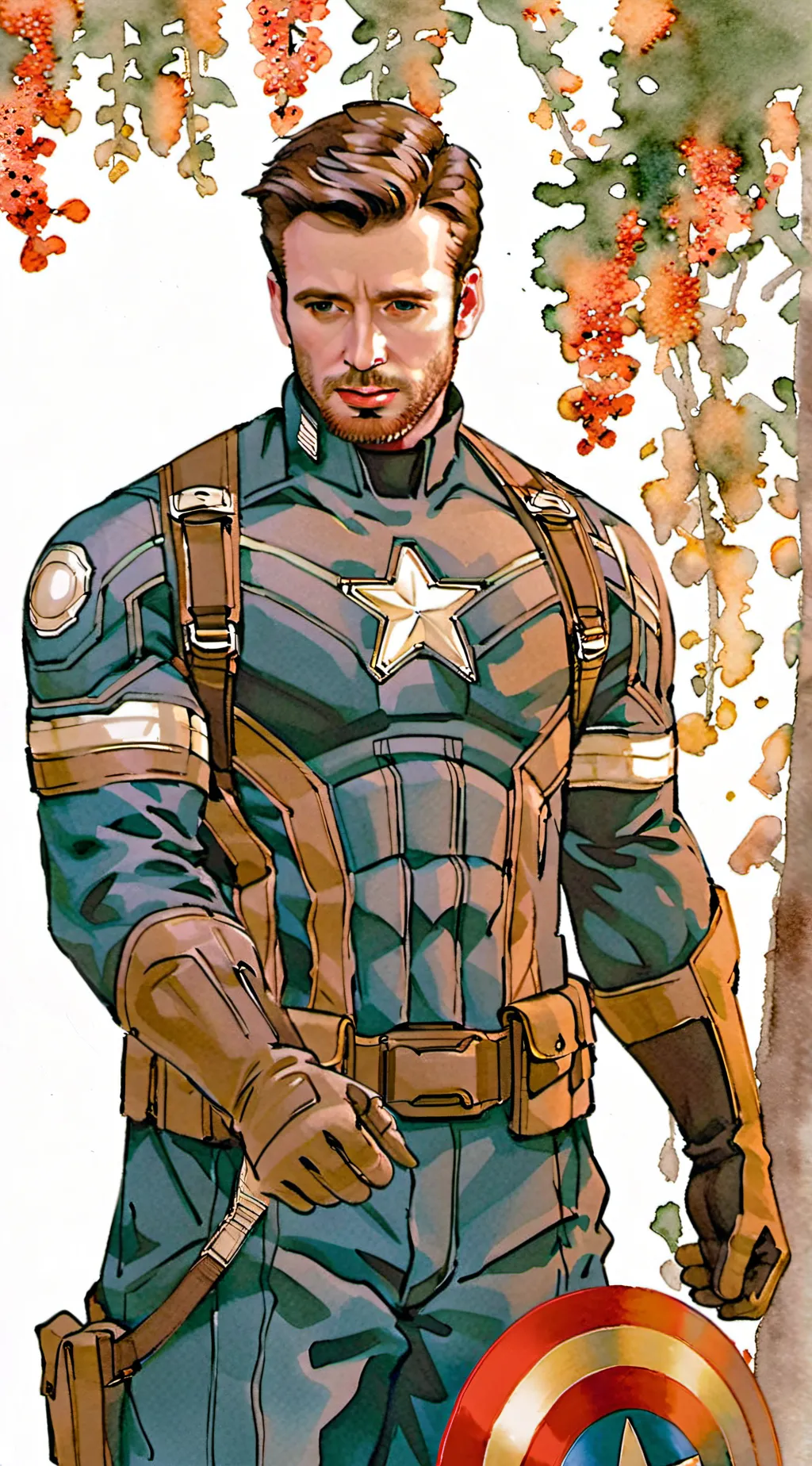 ai character: Marvel background