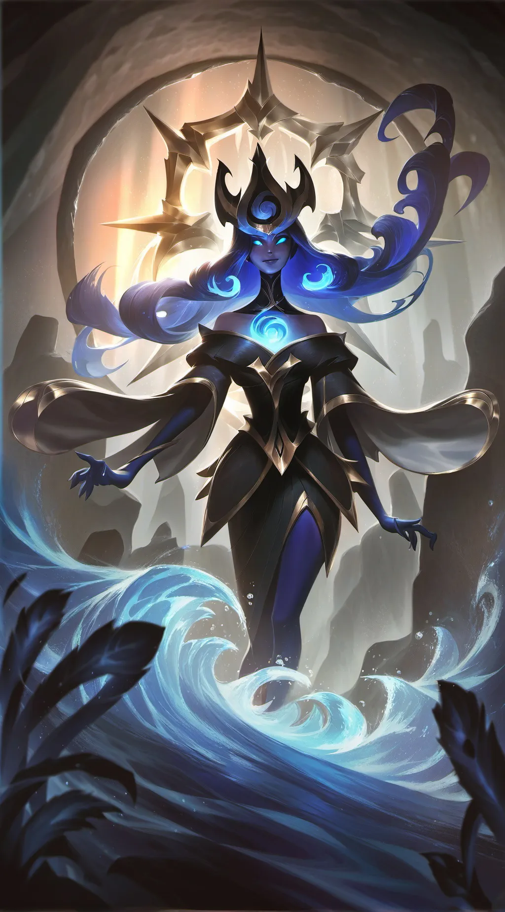 ai character: Azura background