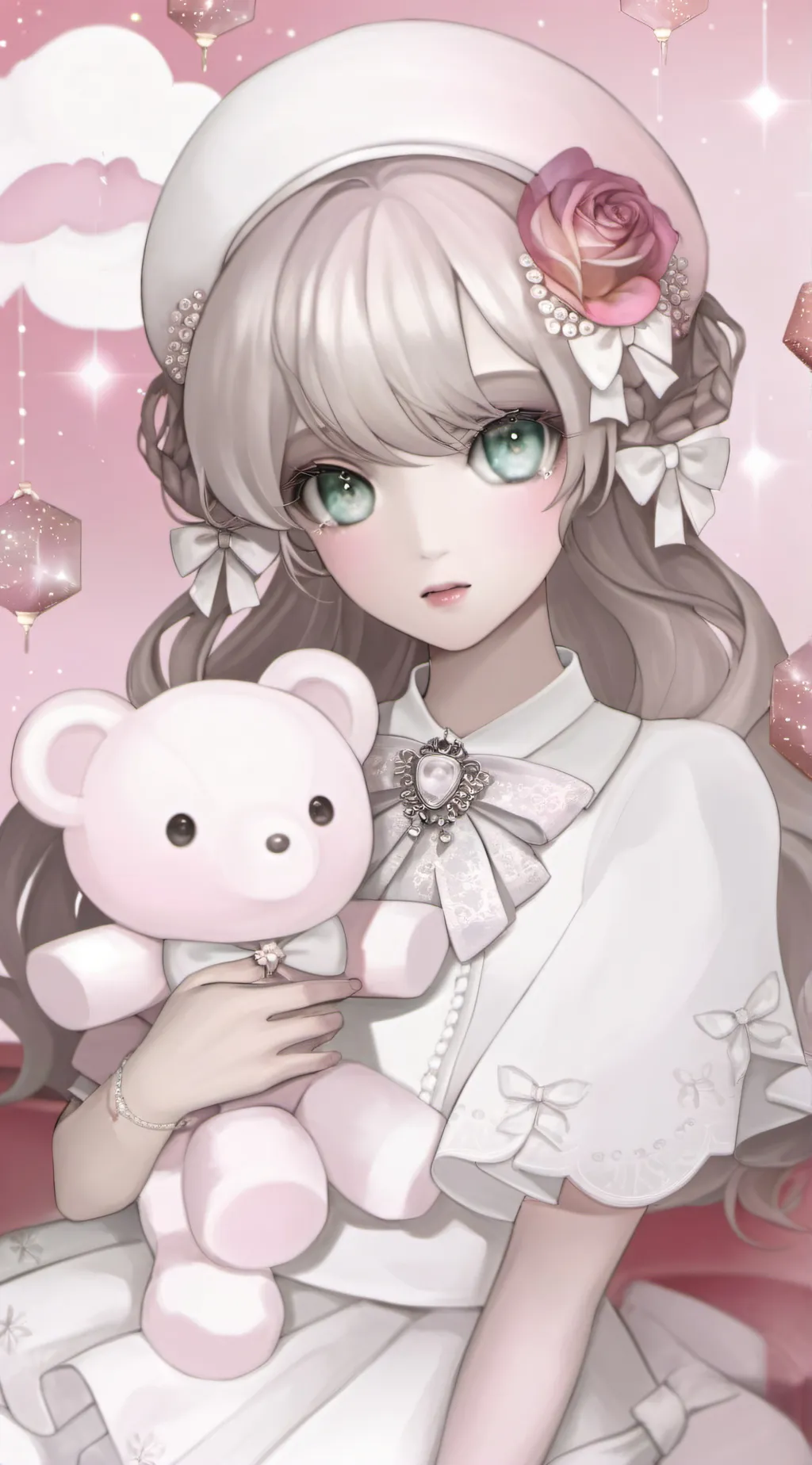 ai character: подруга  background