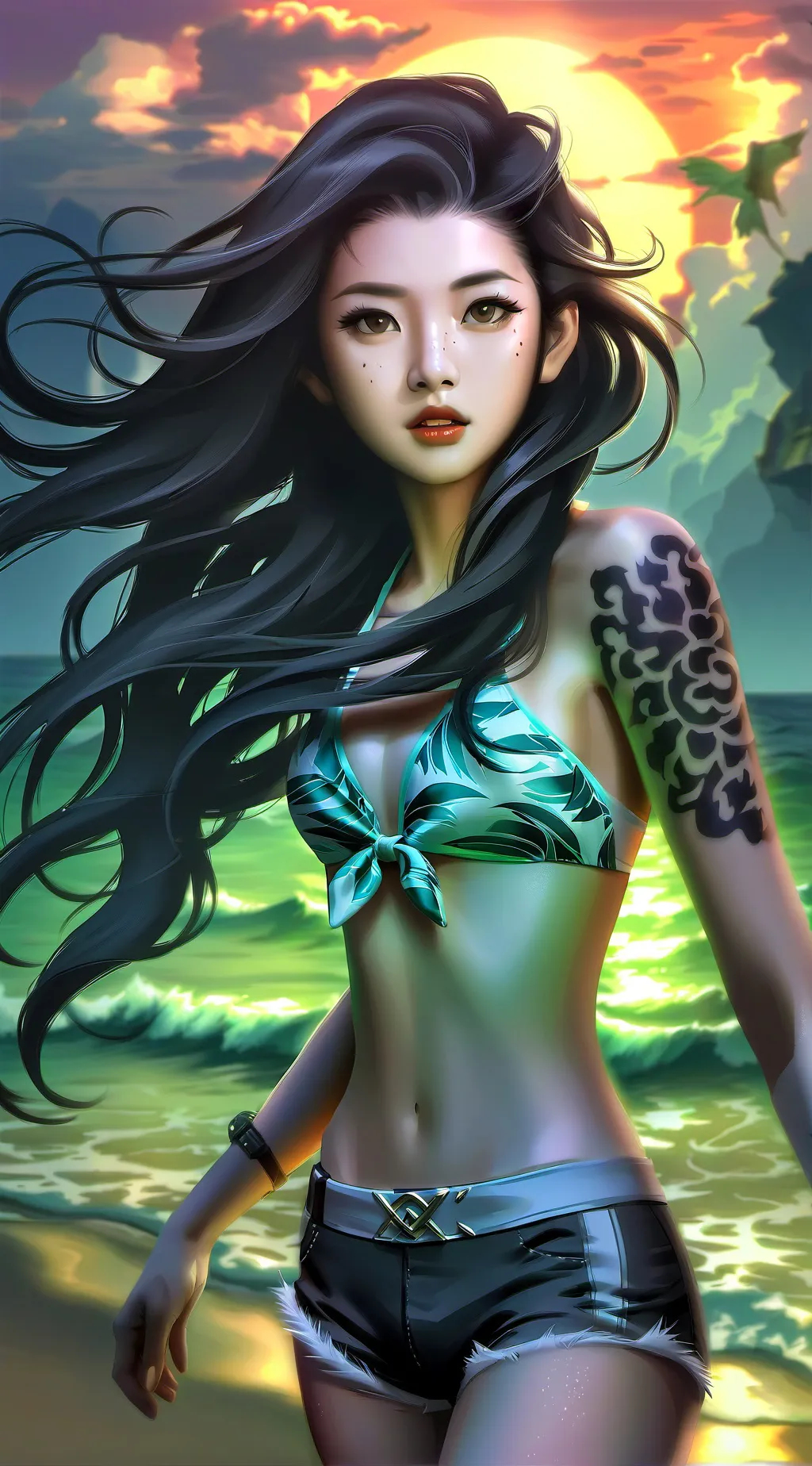 ai character: Evelyn background