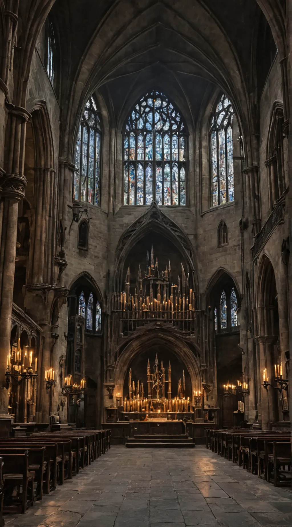 ai character: Hogwarts  background