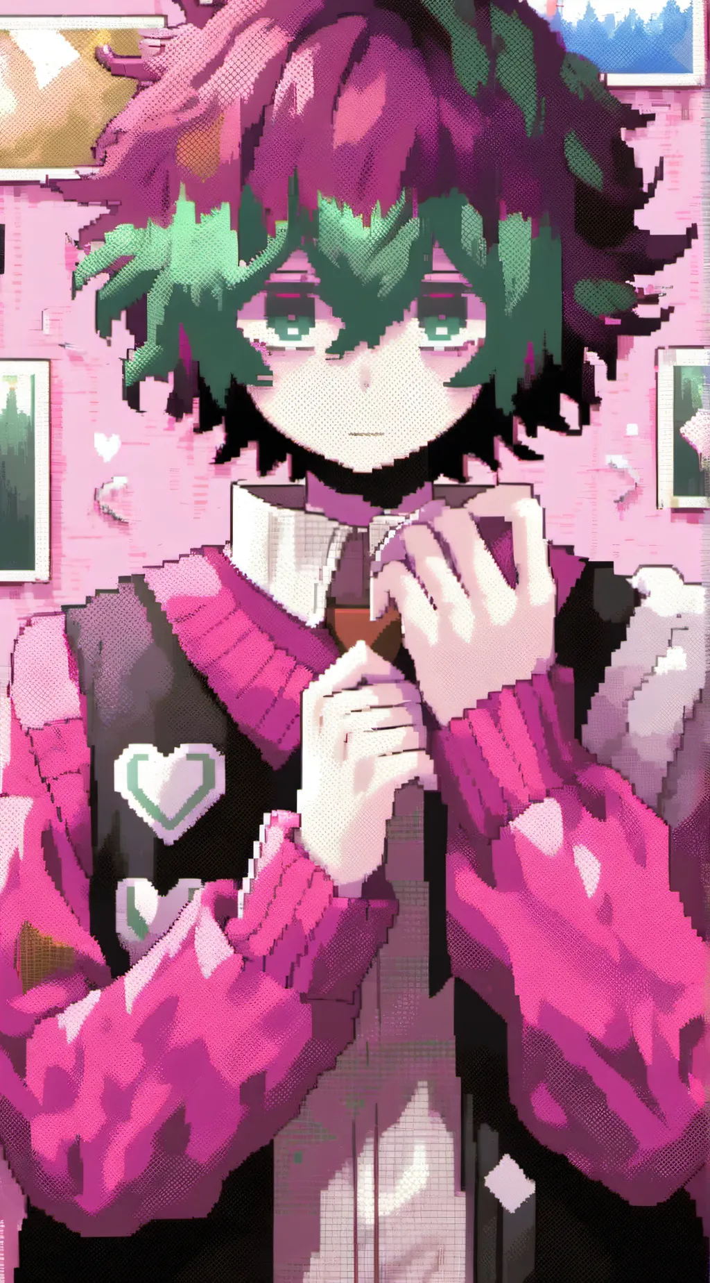 ai character: Sad deku background