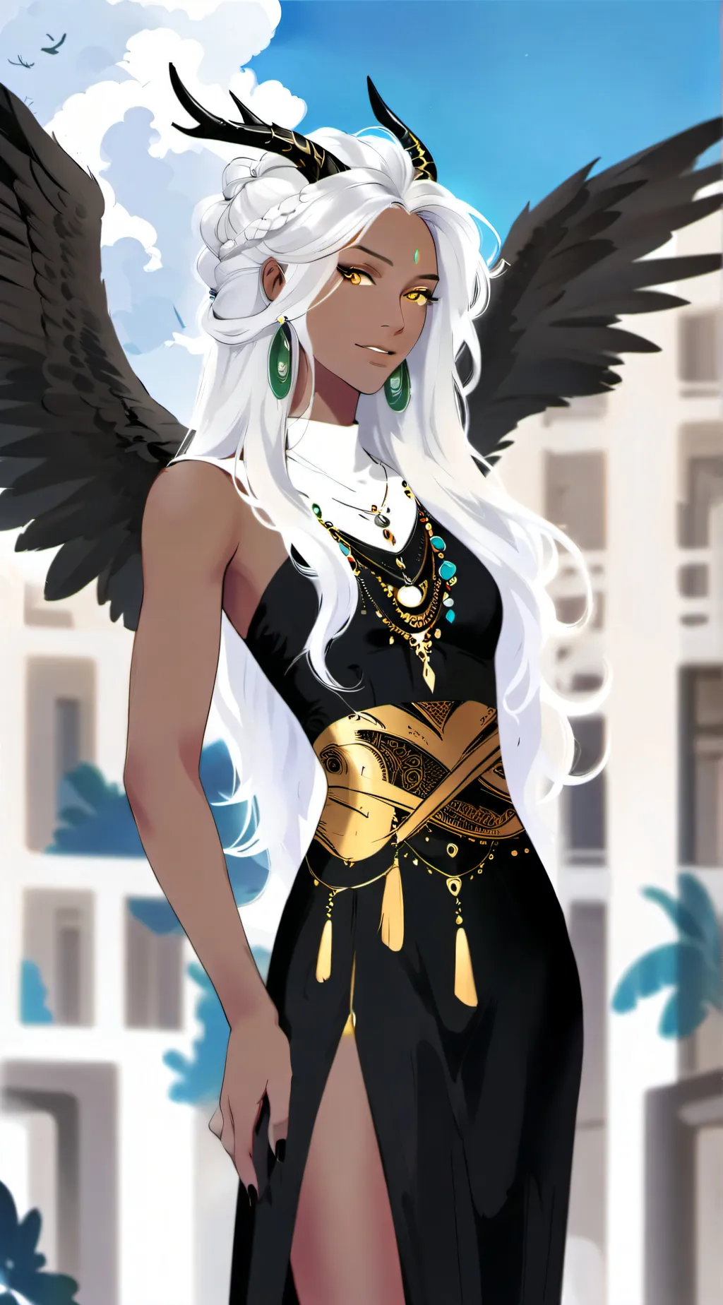 ai character: Elara background