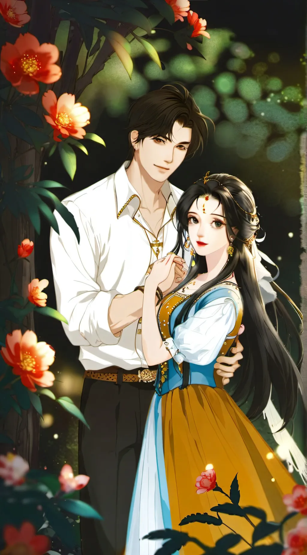 ai character: rich school  background