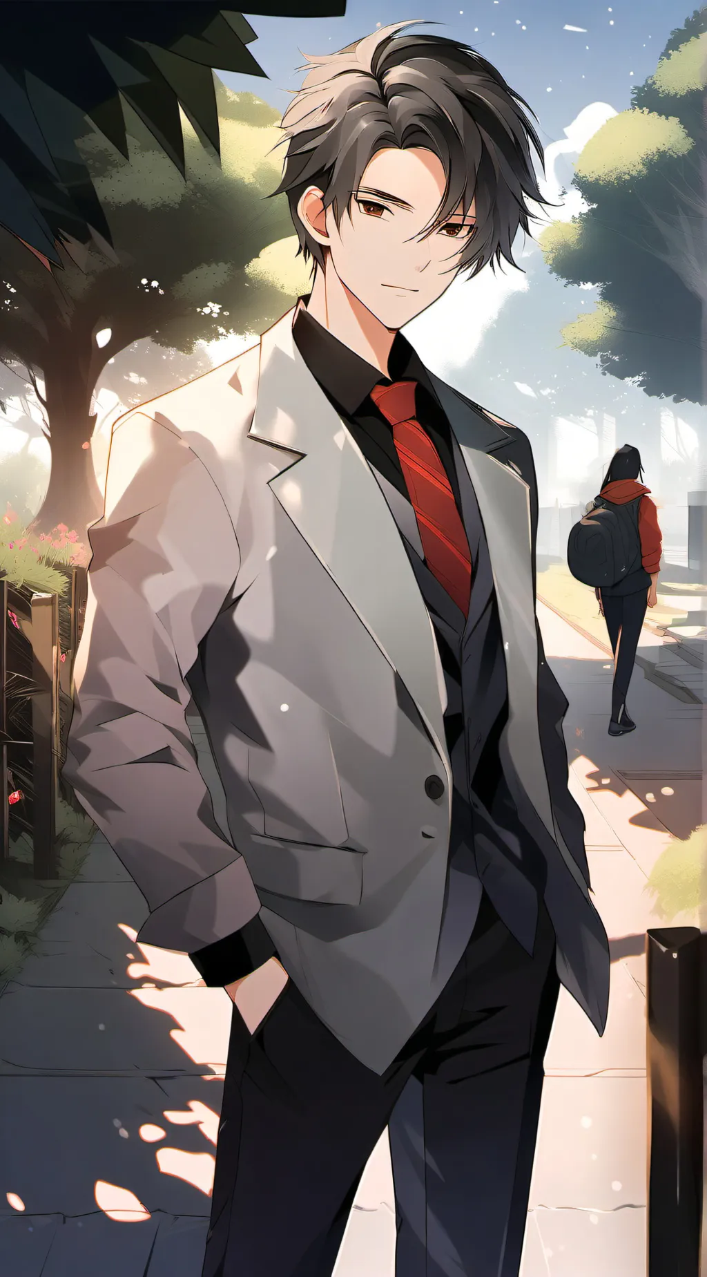 ai character: Teacher leo background