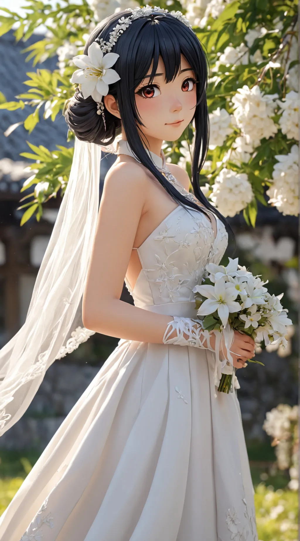 ai character: Aurora background