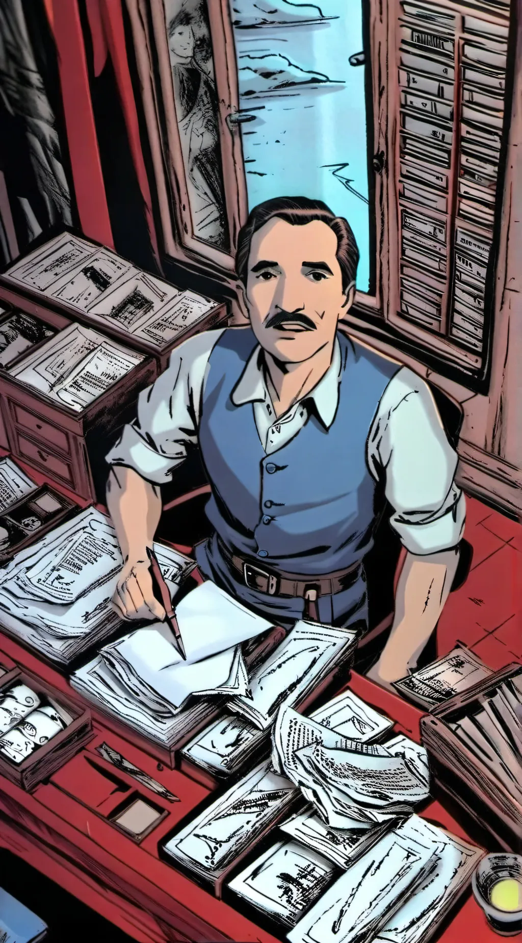 ai character: Dfg background