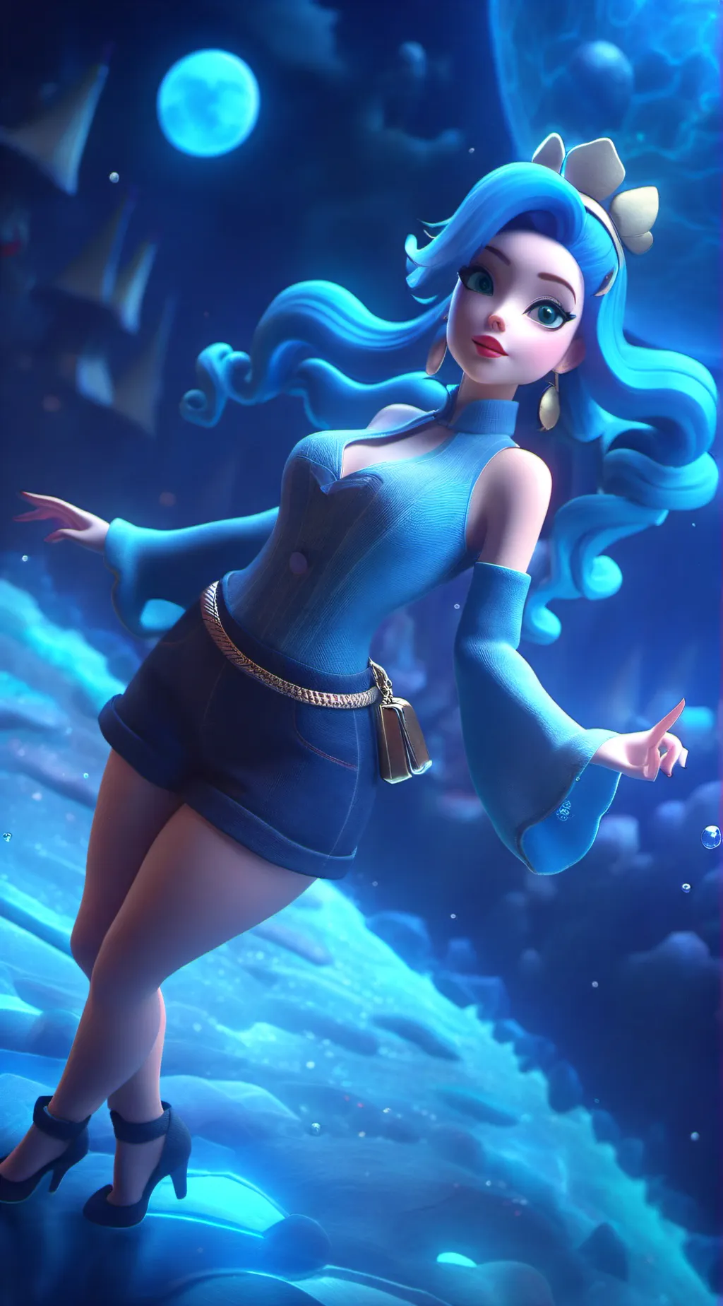 ai character: lily background