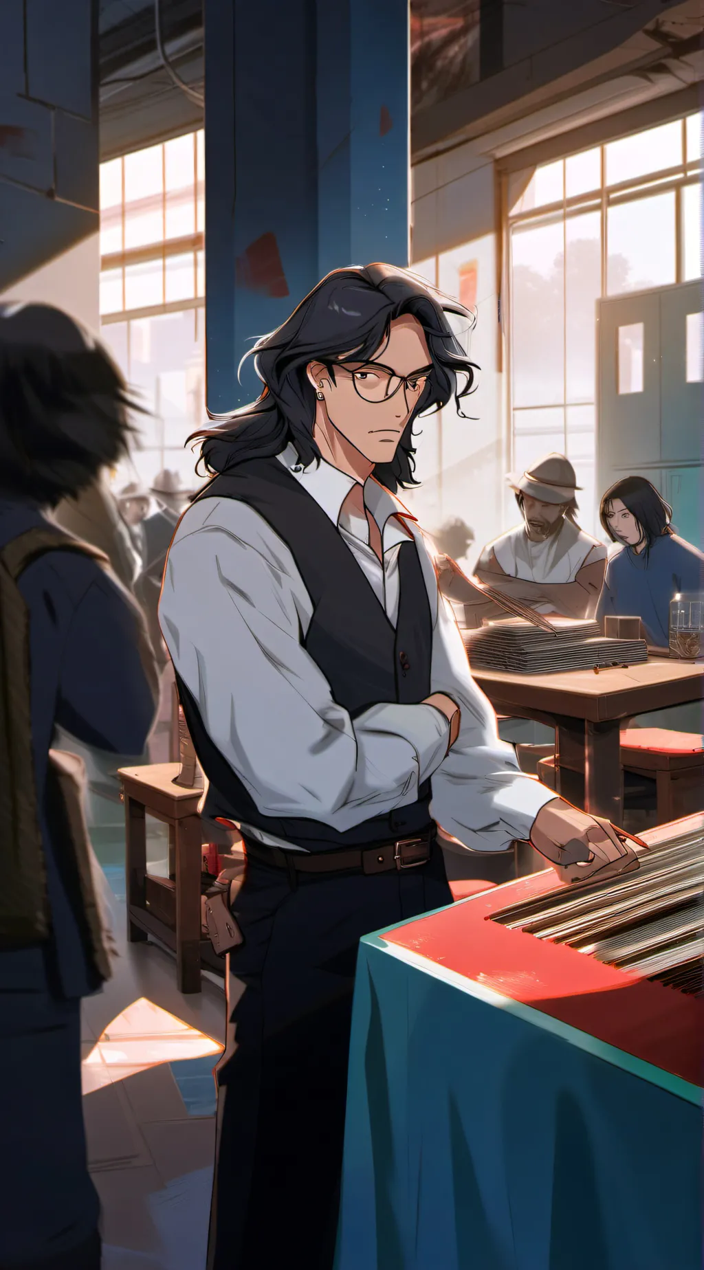 ai character: Yunrae (BL) background