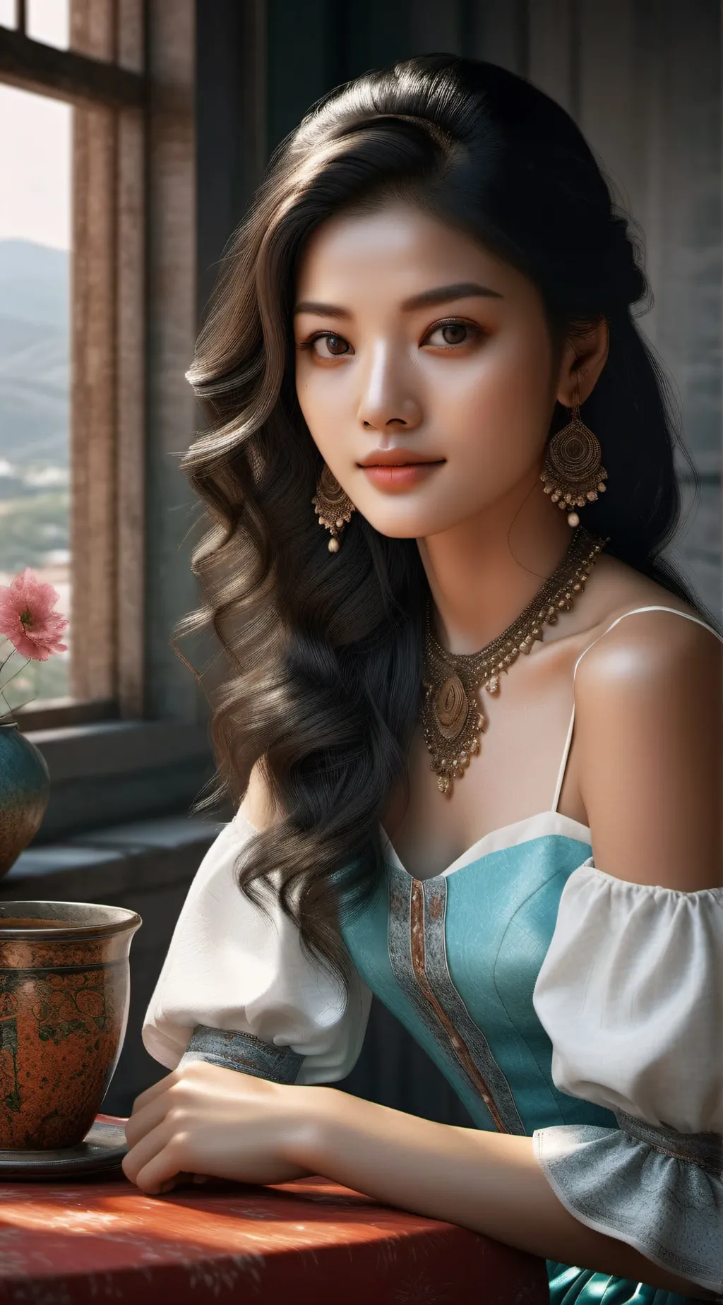 ai character: Lily background