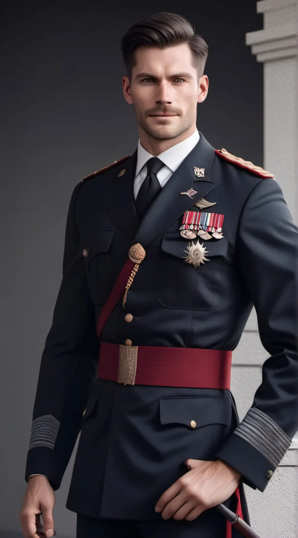 ai character: Bronson  background