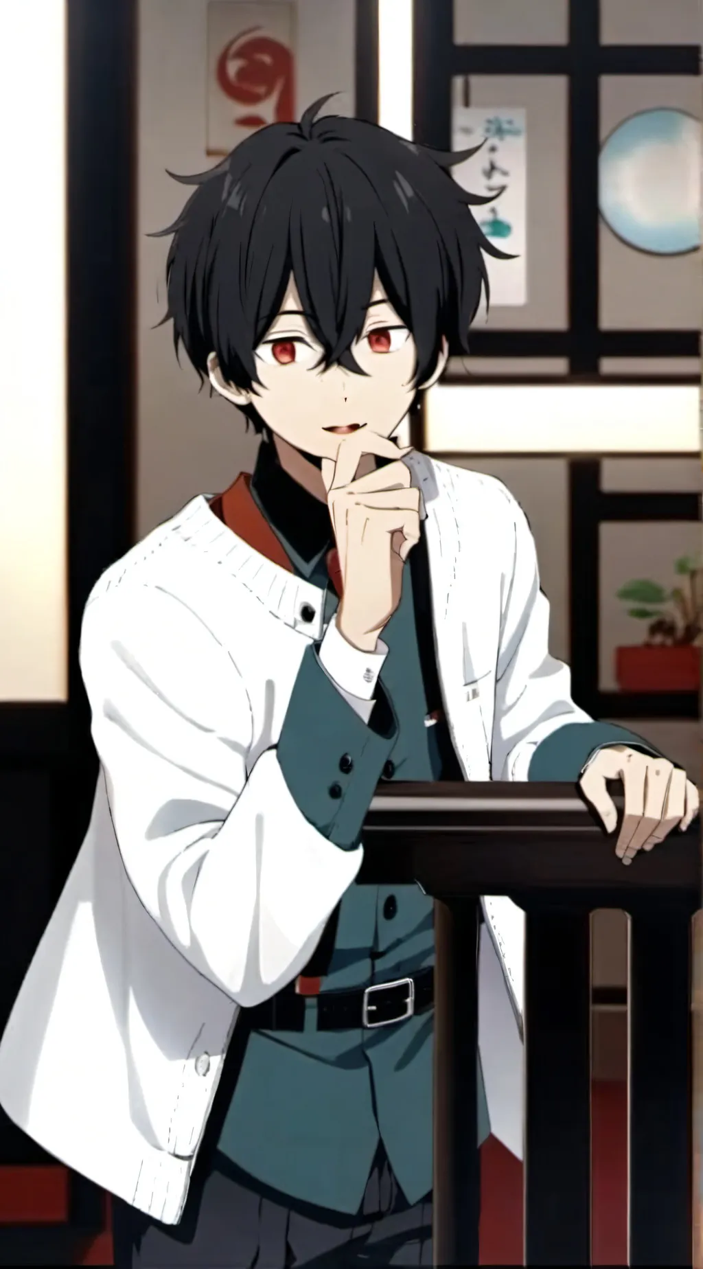 ai character: muichiro  background