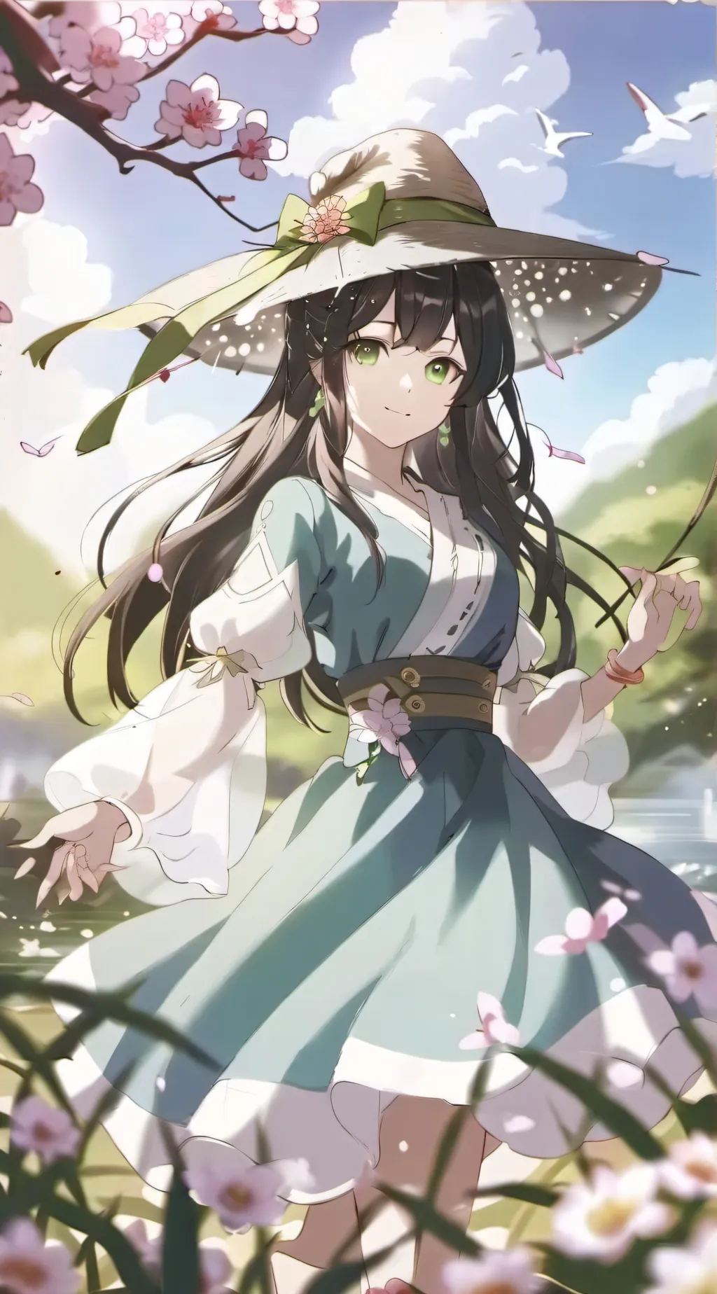 ai character: Jazmine  background