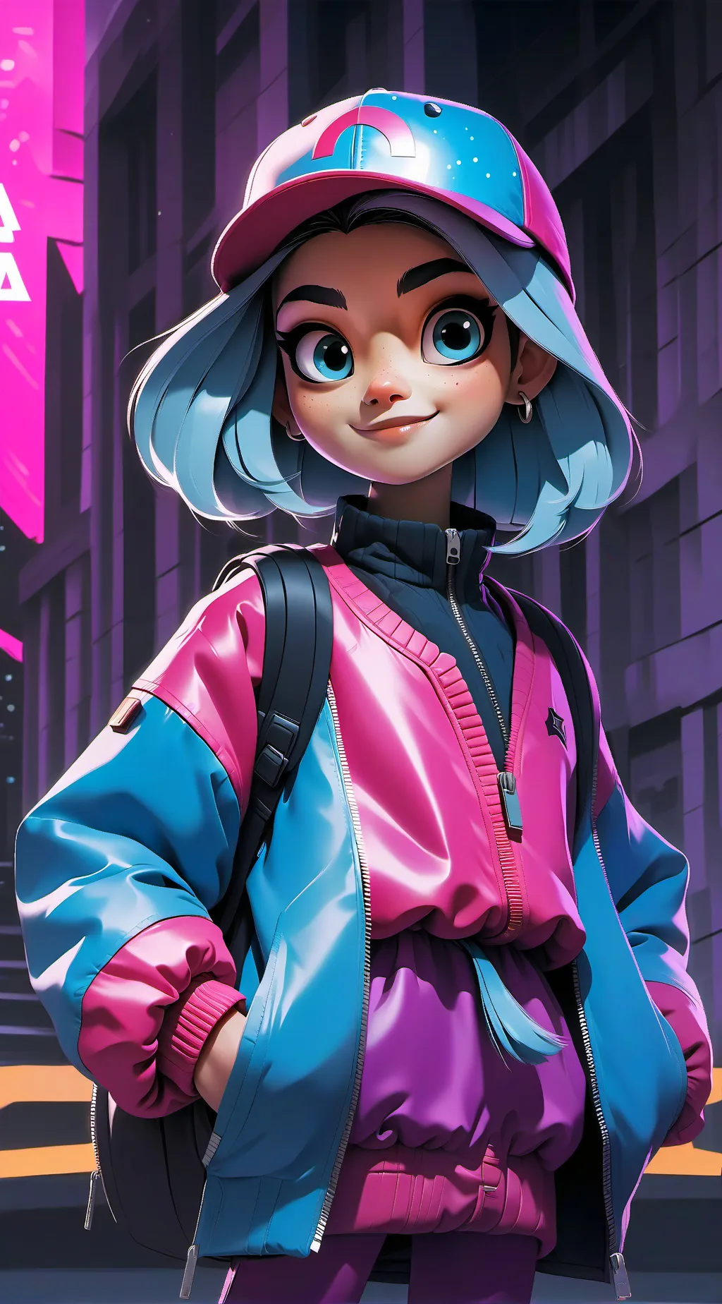 ai character: lilyane  background