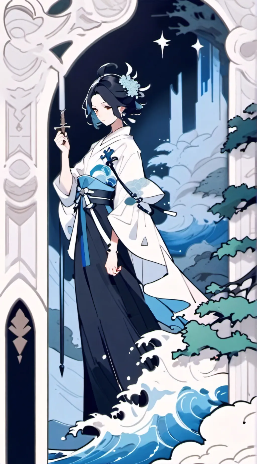 ai character: Miyuki background