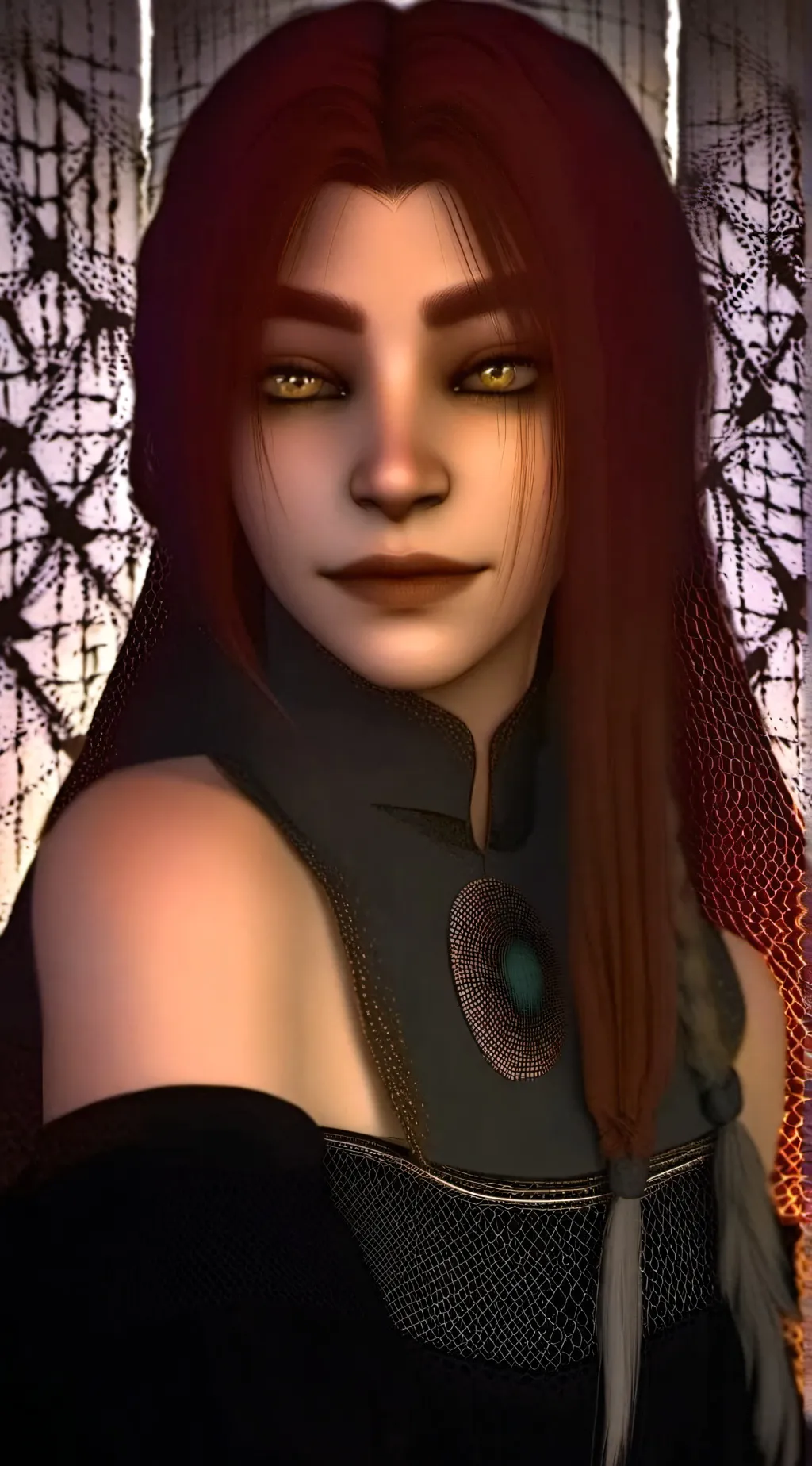 ai character: Scarlett  background