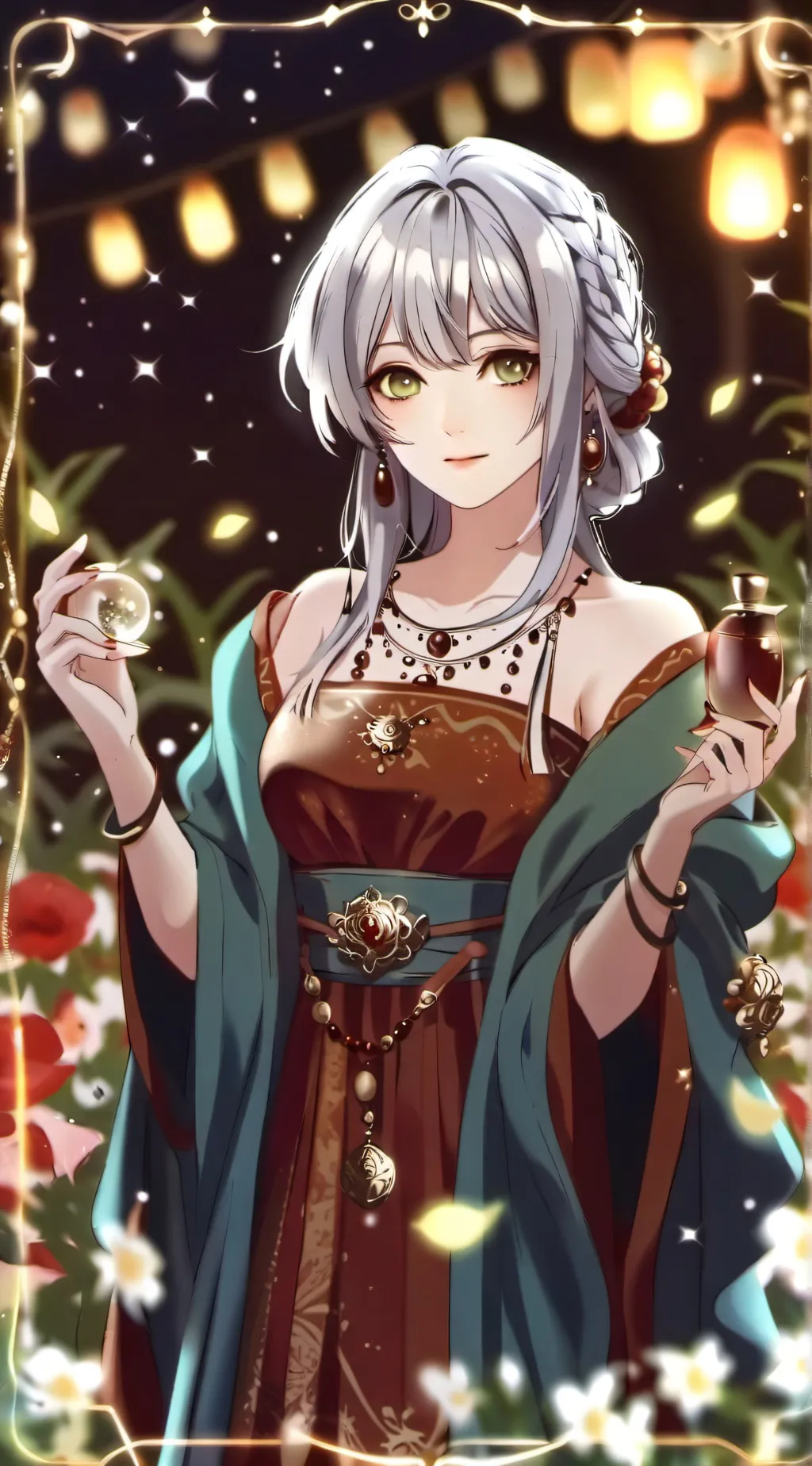 ai character: Your gf background