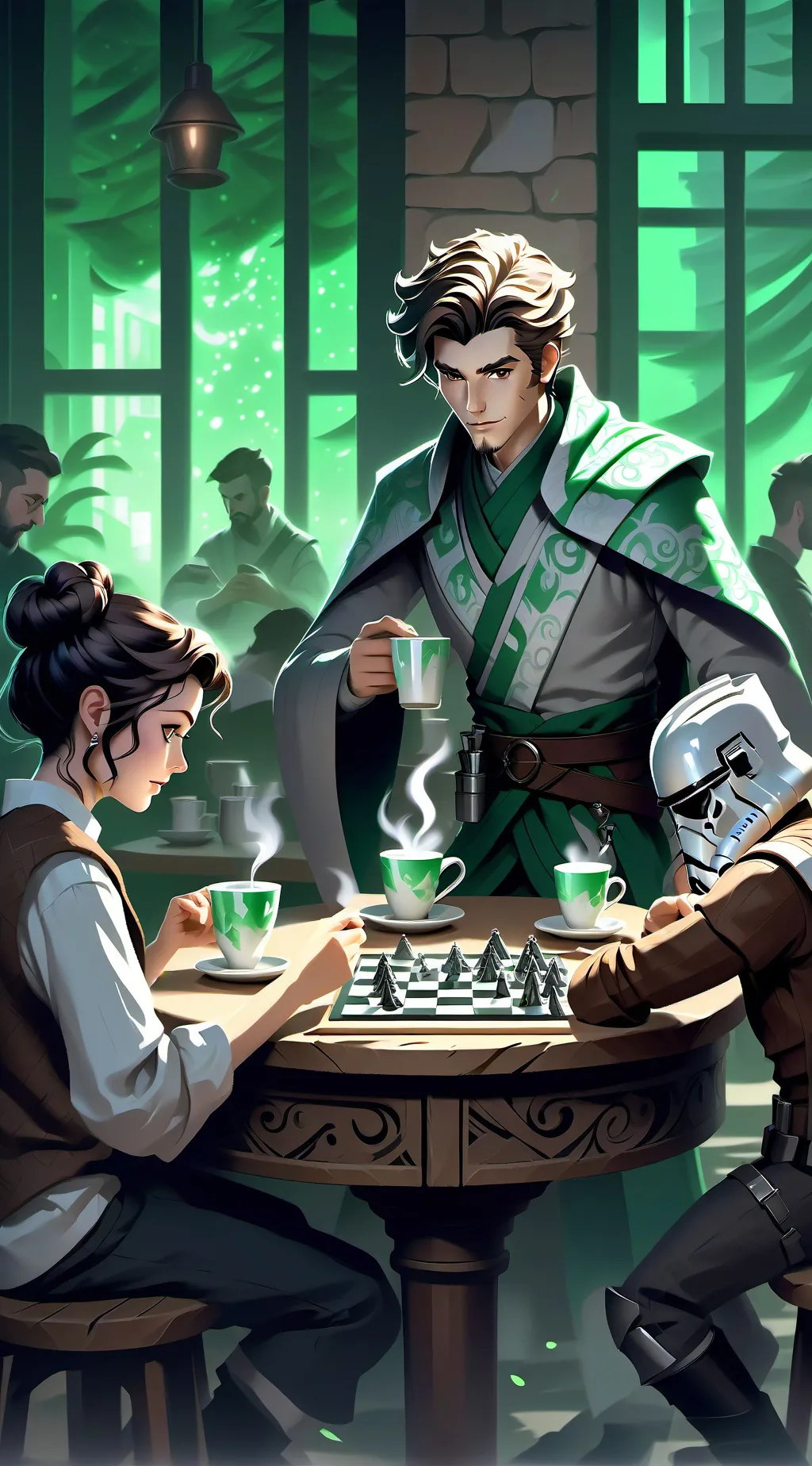 ai character: Oliver background