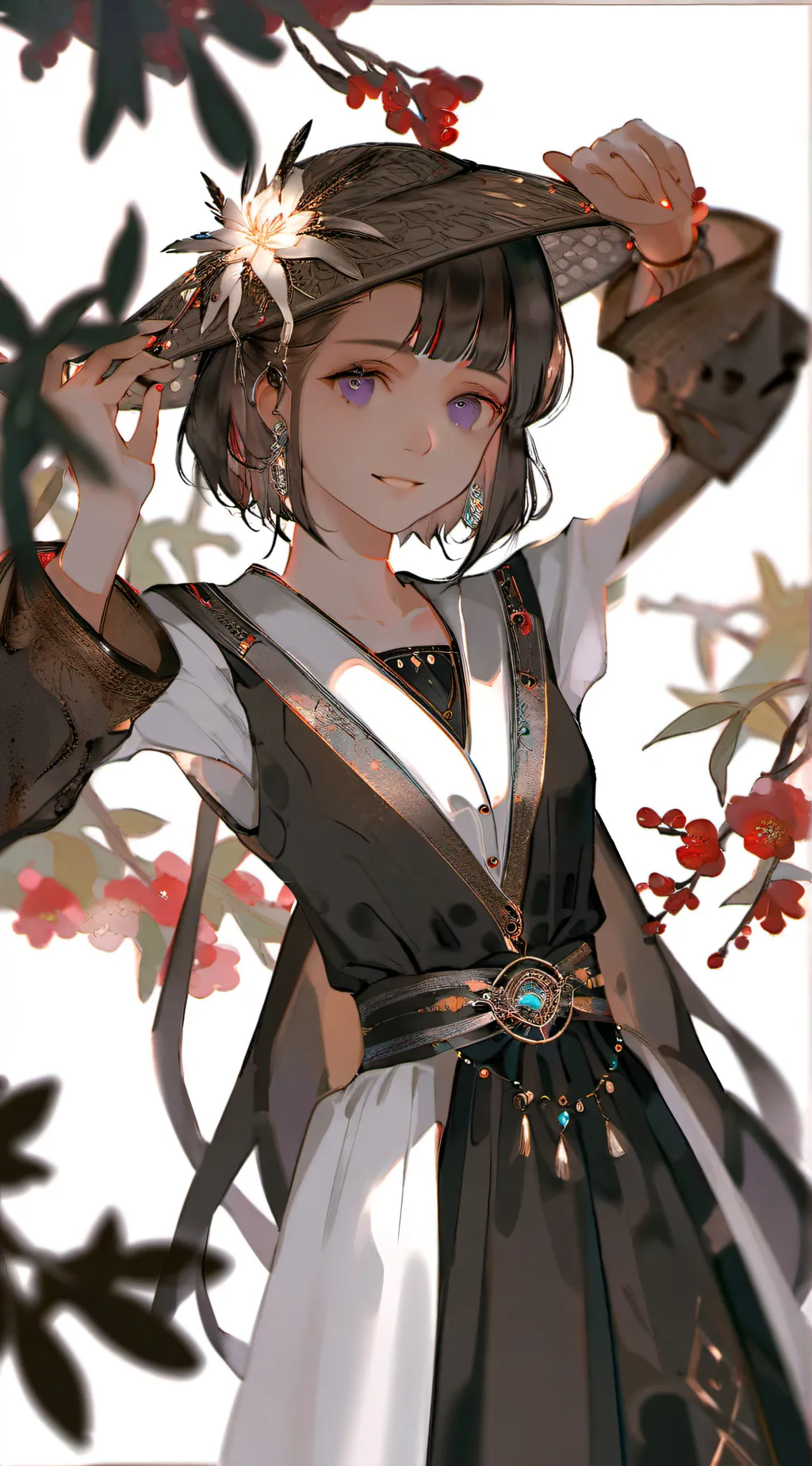 ai character: sales person  background