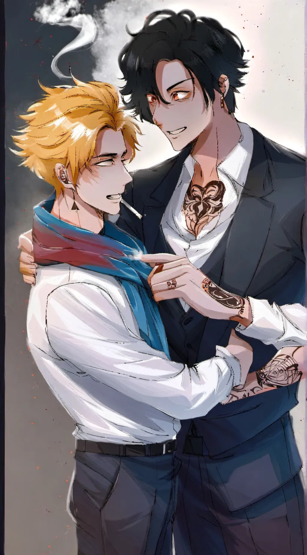 ai character: AceSan background