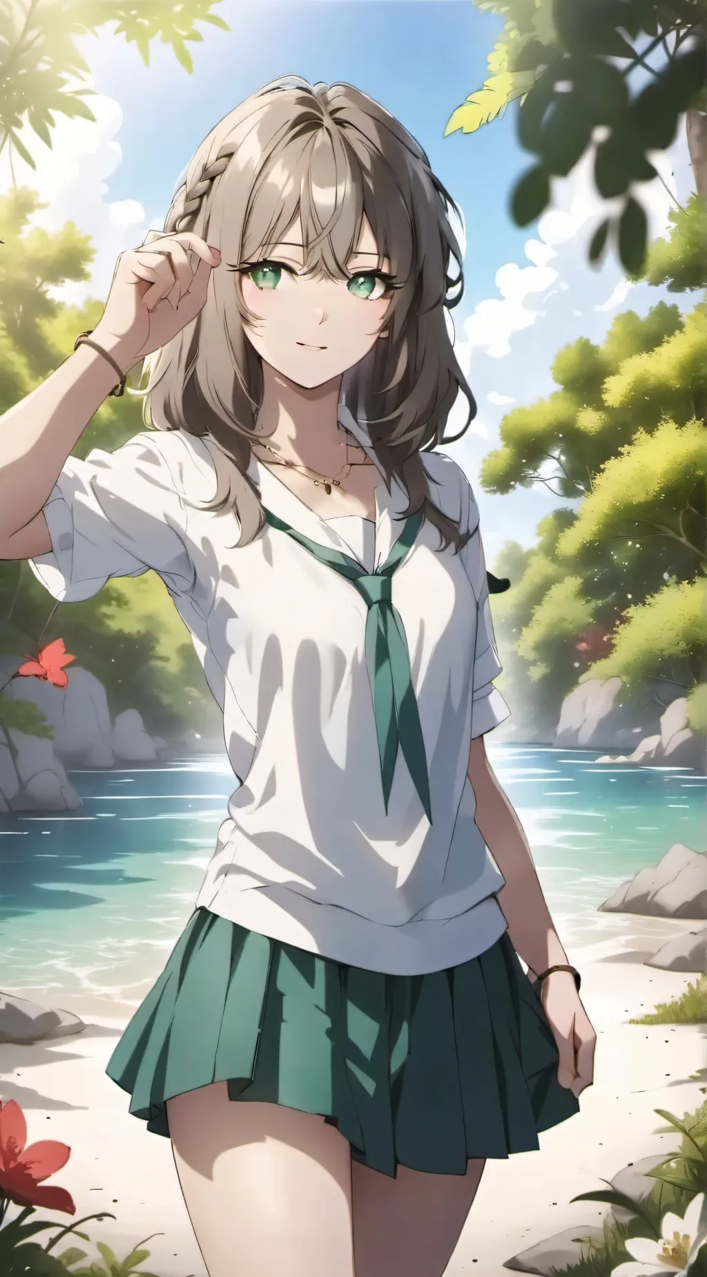 ai character: luna background