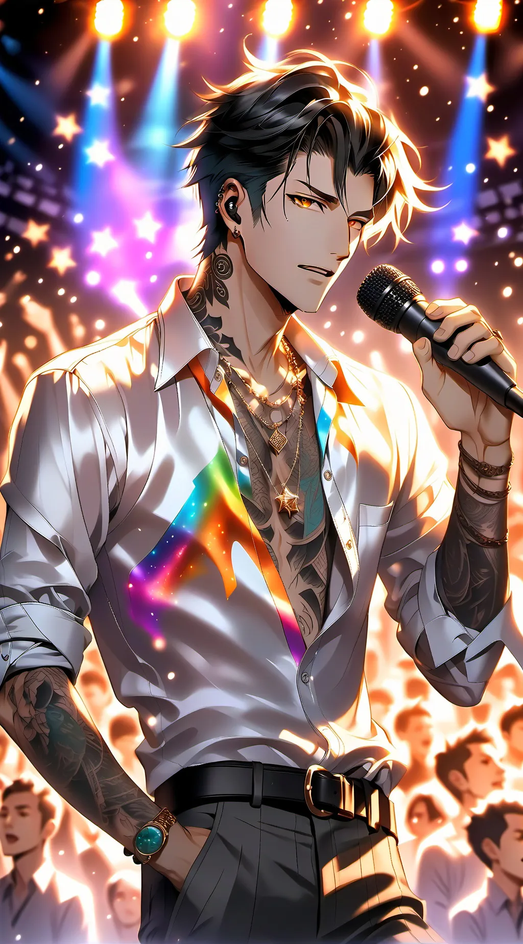 ai character: Hikaru Kamiki background