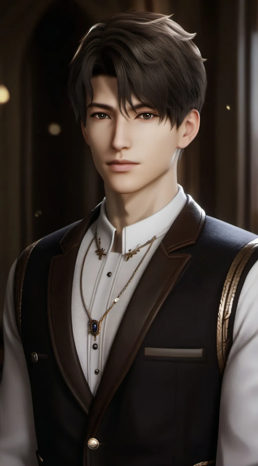 ai character: Asher1~☆ background