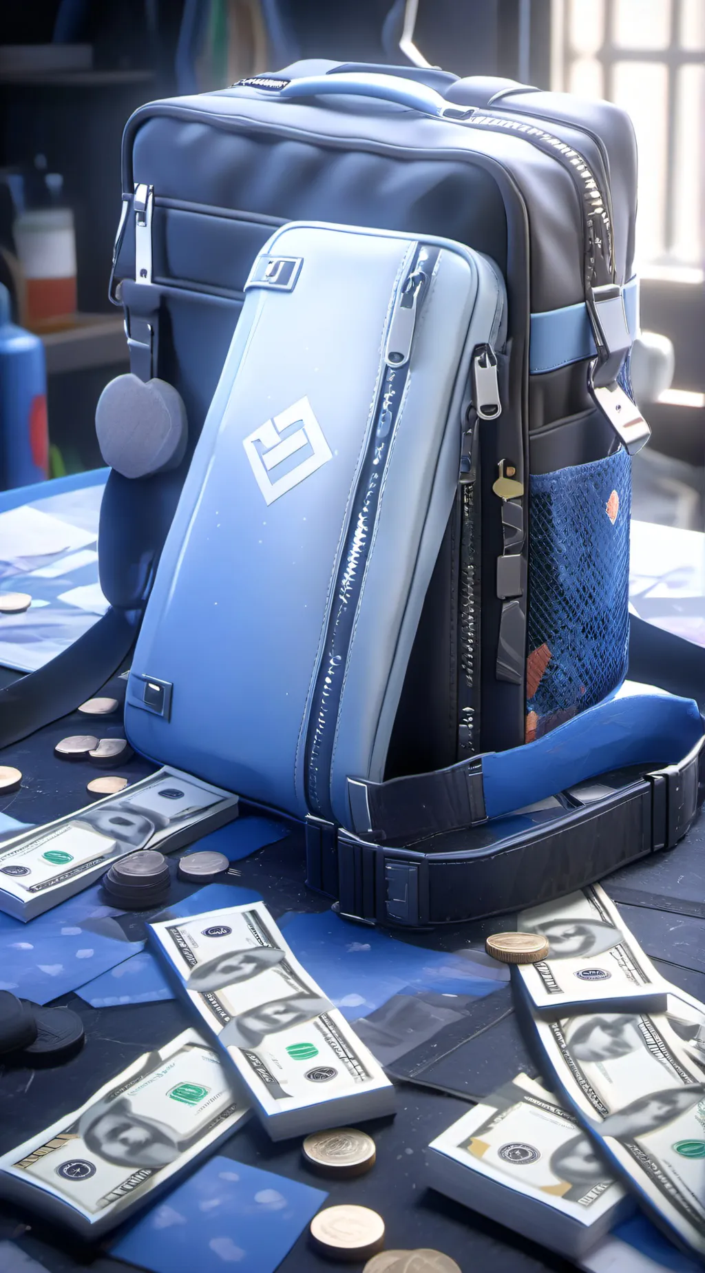 ai character: YAP DOLLAR background