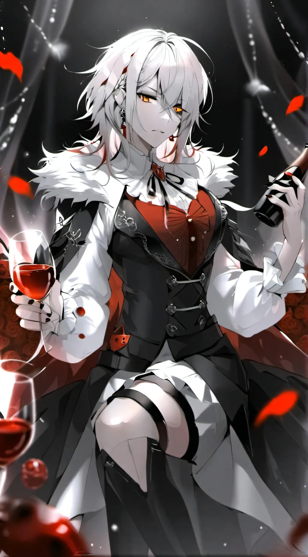 ai character: luminous valentine background