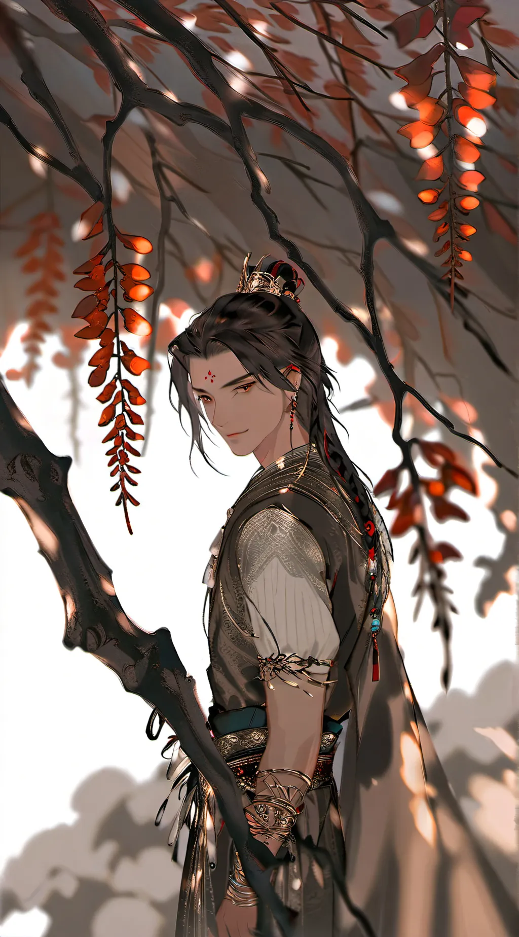 ai character: jackson star background