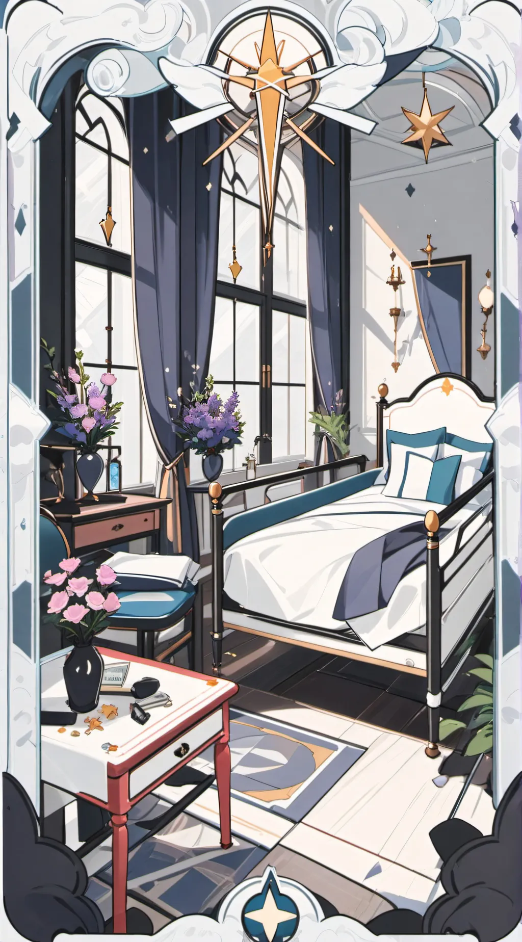 ai character: sam's sick day😭 background